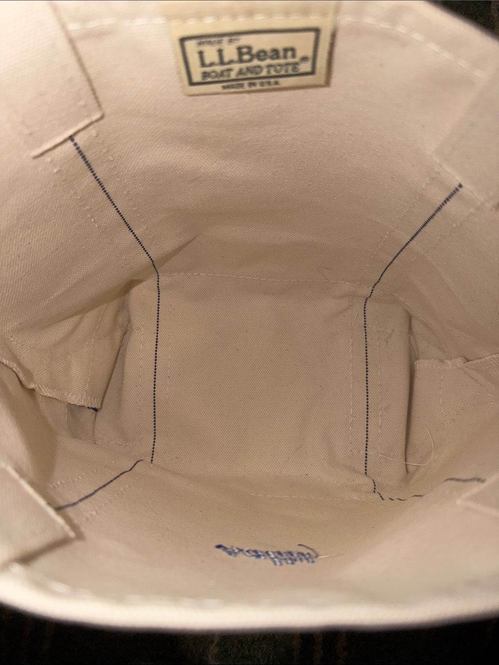 LLBean boat tote - Picture 3 of 3